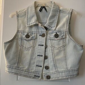 Highway Jeans Light Blue Denim Vest
